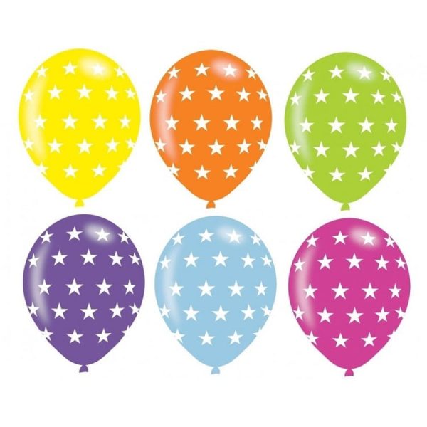 Single Balloons With Print With Helium And Ribbon