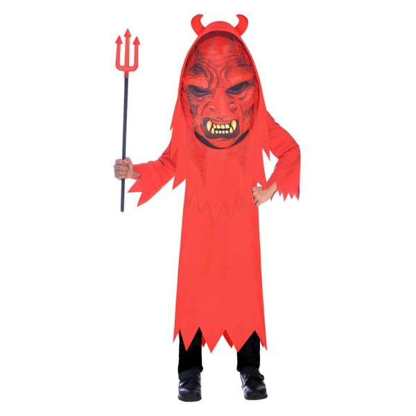 Childrens Devil Big Head Costume Age 4-6