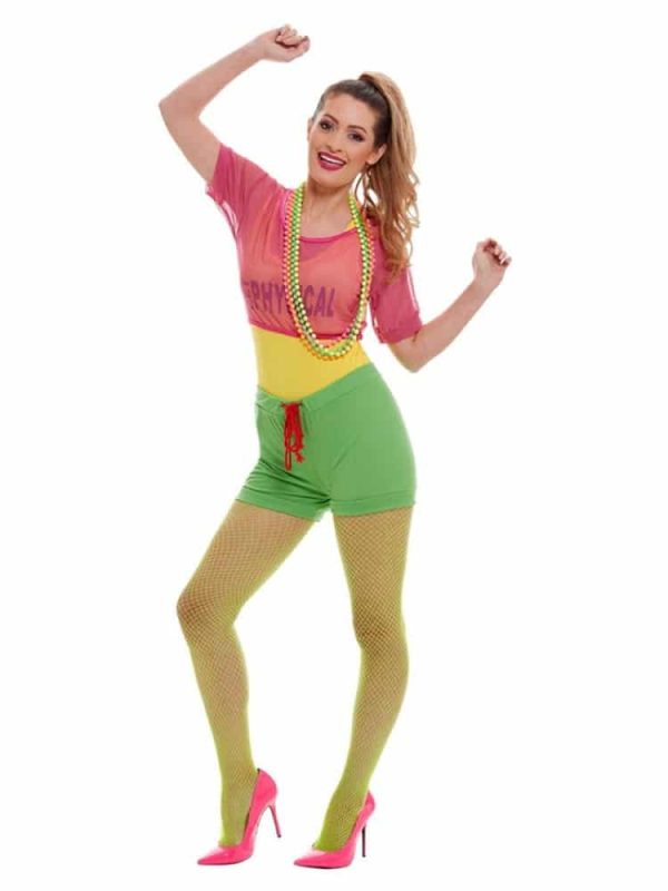1980s Womens Lets Get Physical Costume Large