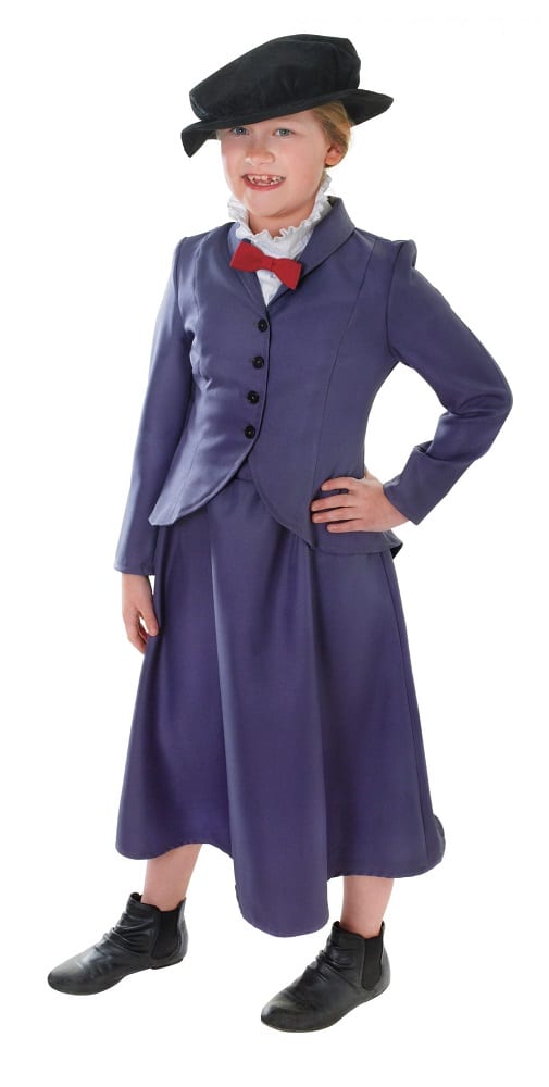 Childrens Nanny Mary Costume Large