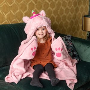 Childrens Snuggle Blanket with Hood