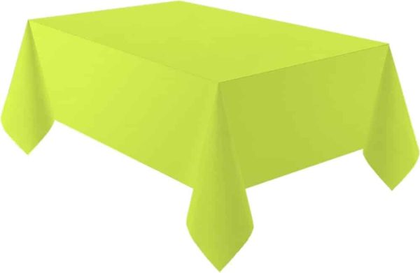Lime Green Eco-Friendly Recyclable Paper Party Table Cover