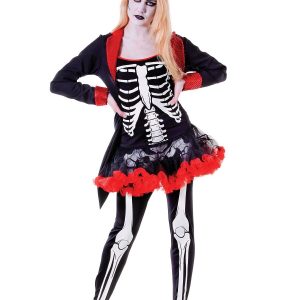 Mrs Bone Jangles Skeleton Costume