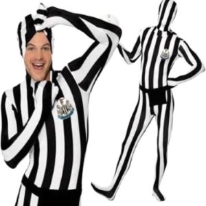 Mens NUFC Football Themed Second Skin Costume XL