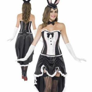 Womens Burlesque Bunny Costume Medium