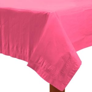 Bright Pink Rectangular Table Cover