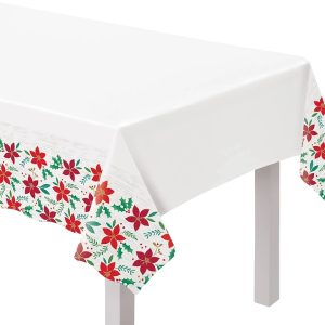 Christmas Wishes Plastic Rectangular Table Cover